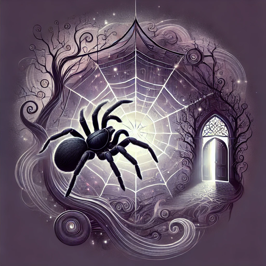 black spider dream meaning